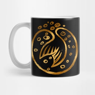 Mermaid Fin Golden Gradient 1 Mug